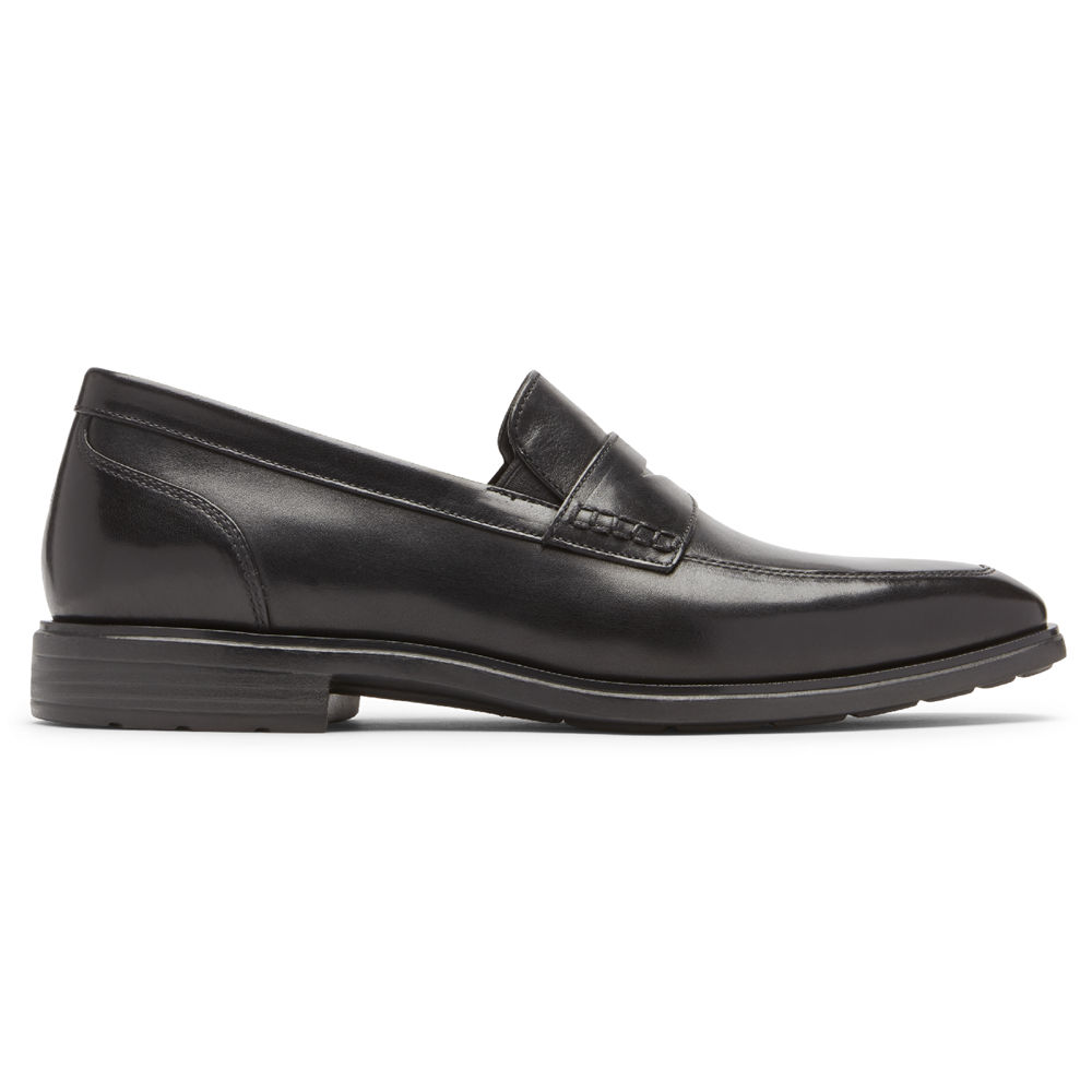 Mocassins Rockport Homem Pretas - Dres Sports Business 2 Penny - 03524ASPK